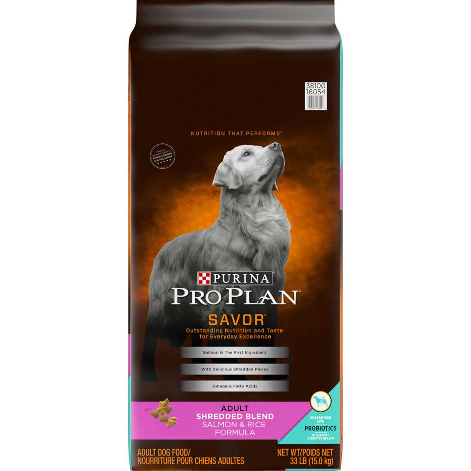 Purina Pro Plan Savor Adult Shredded Blend Salmon Rice Formula