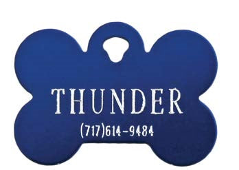 Bone Shaped , Dog ID Tag