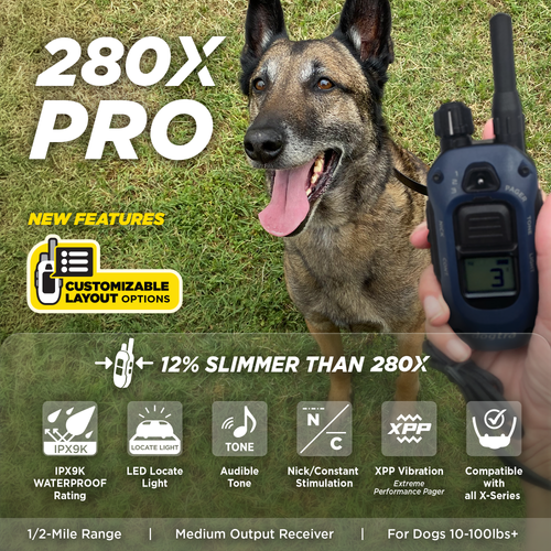 Dogtra 280X PRO, Remote Trainer (1 Dog Unit )