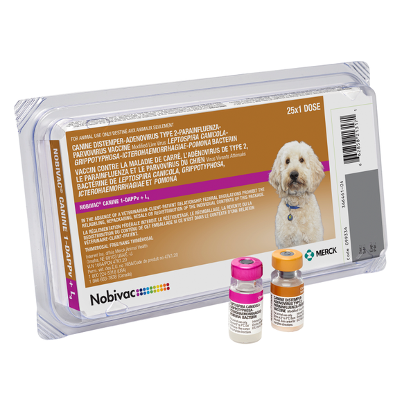 Merck Nobivac 9-way Vaccine Canine 1-DAPPv+L4