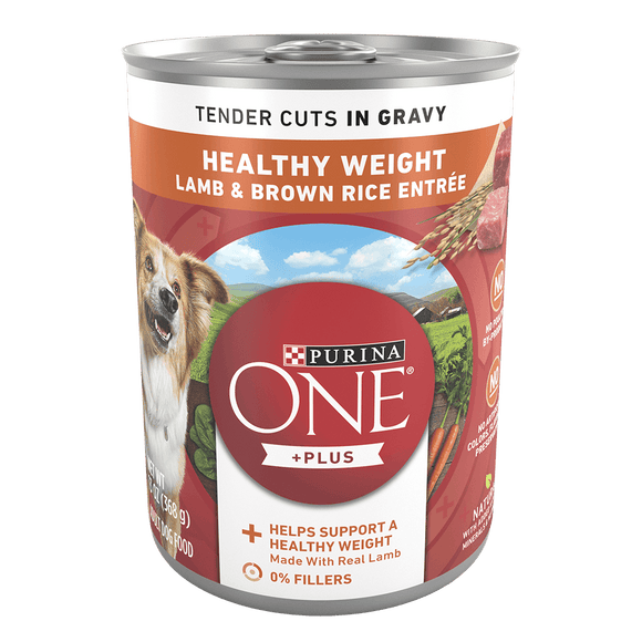 Purina ONE Plus Healthy Weight Tender Cuts In Gravy Lamb & Brown Rice Entrée Wet Dog Food