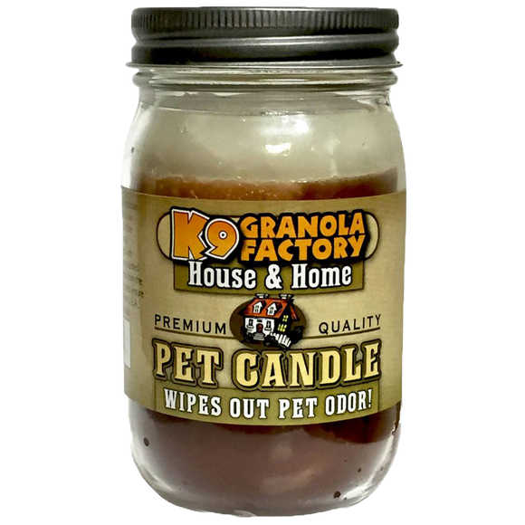 K9 Granola Factory House & Home Collection Iced Cinnamon Bun Pet Odor Eliminator Candle