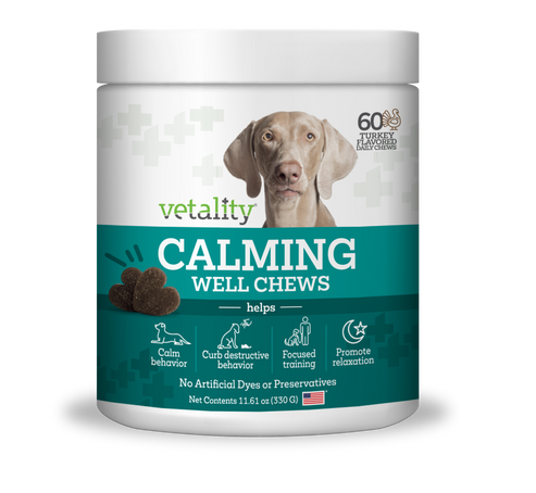 Tevra Brands Vetality Calming Well Chews for Dogs