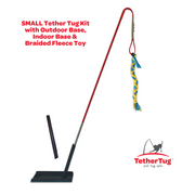 Tether Tug SMALL Outdoor & Indoor Tether Tug for Dogs Under 35 lbs.