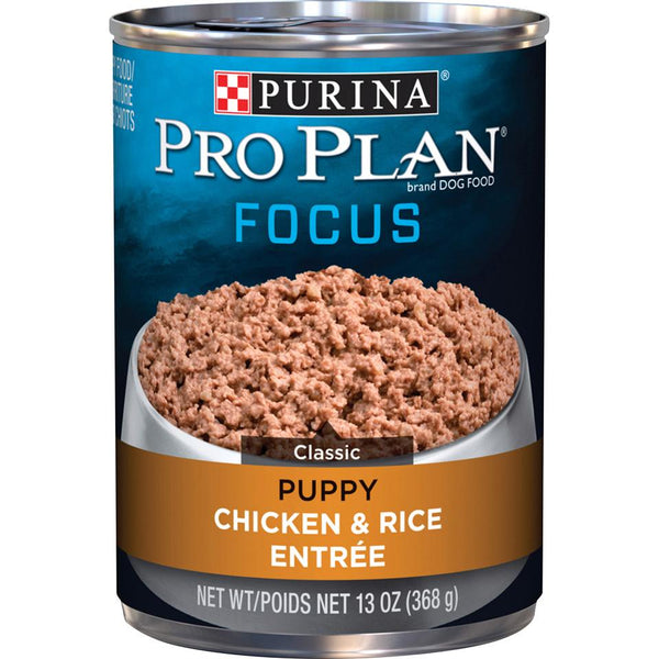 Purina pro plan focus deals puppy chicken and rice