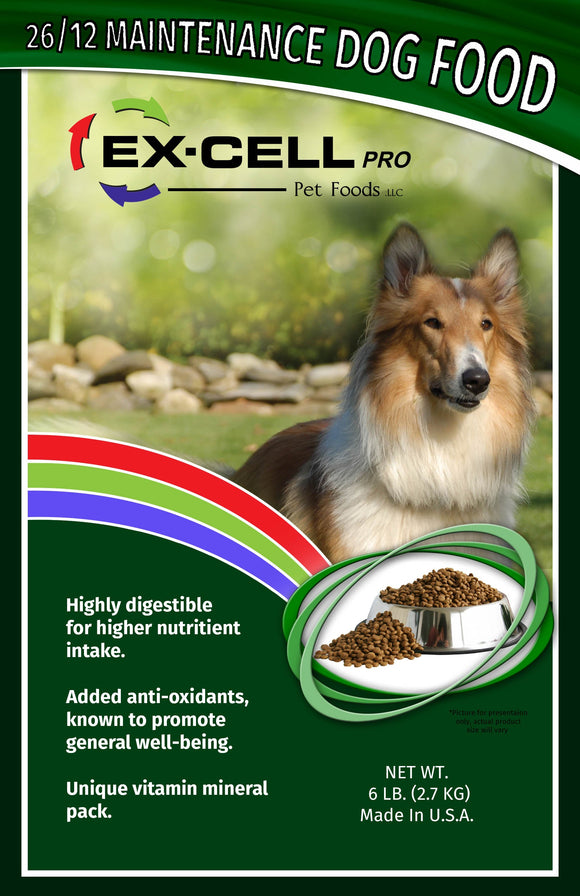 Excell Pro Pet Food 26/12 Adult Maintenance Dog Food
