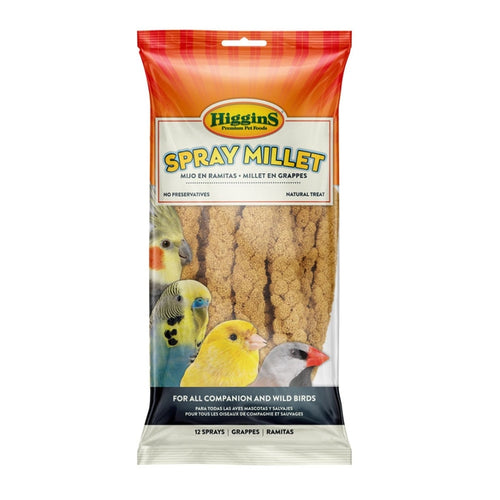 HIGGINS SPRAY MILLET NATURAL AVIAN TREAT