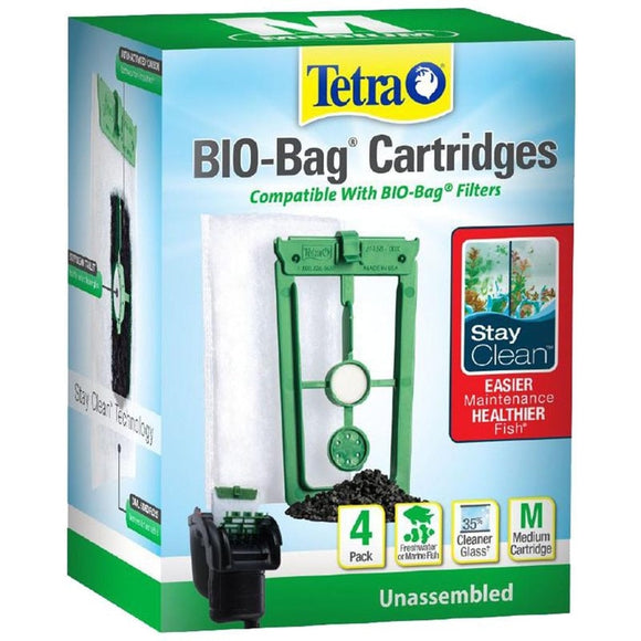 Tetra Whisper Bio-Bag Cartridge with Stay Clean Technology, Medium Size -  Feeders Pet Supply