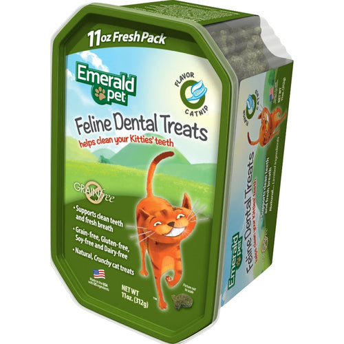 EMERALD PET DENTAL GRAIN FREE CATNIP TREATS FOR CATS